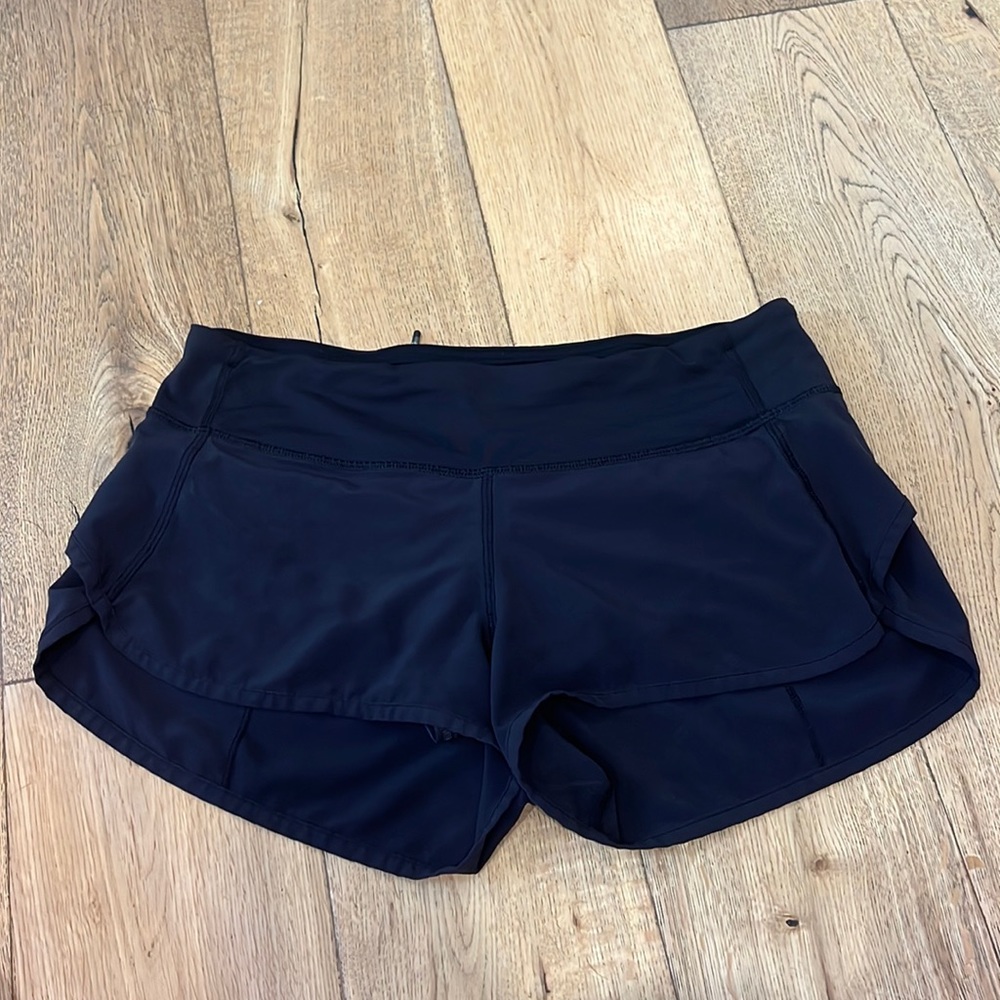 Lululemon run speed shorts black